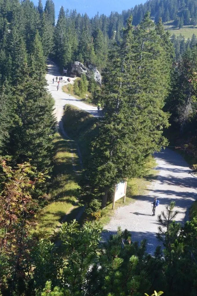 Easy hike from Kreutzeck to Hochalm