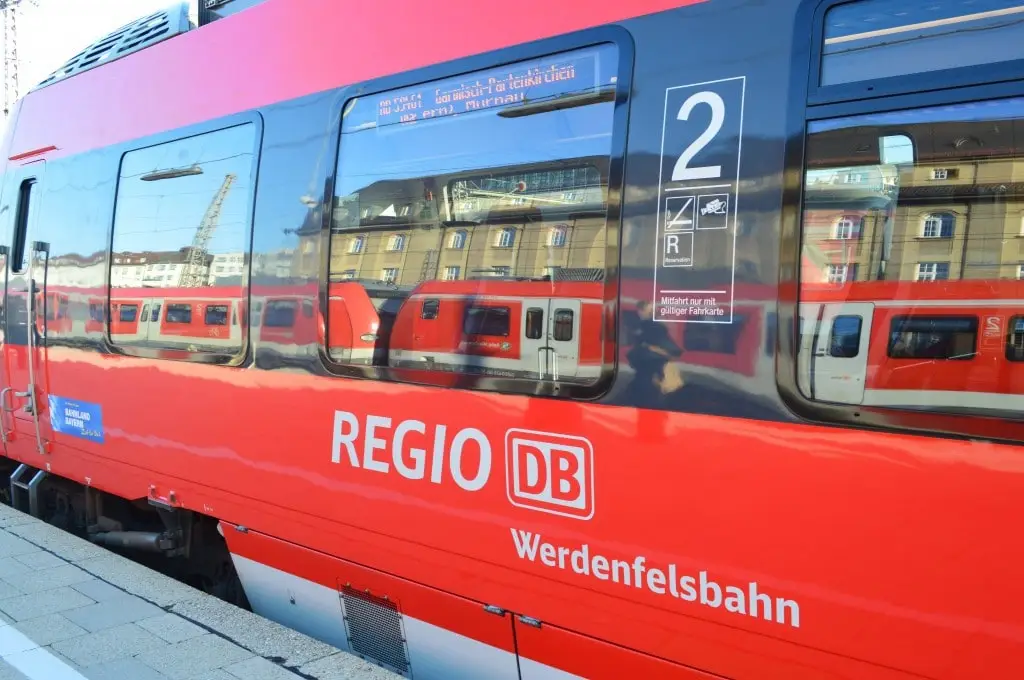 Werdenfelsbahn from Munich to Garmisch-Partenkirchen