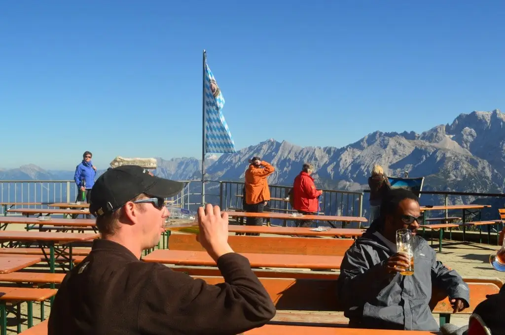 Beergarden at the Osterfelderkopf