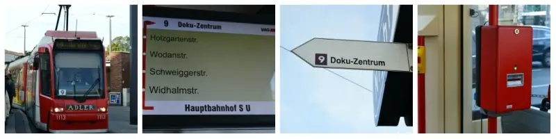 Nazi Rally Grounds, Public transportation to Documentation Center Nazi Rally Grounds