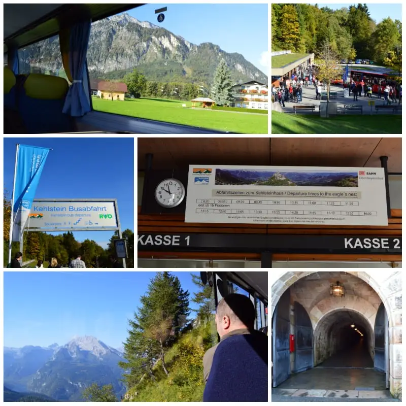 eagles nest daytrip, Up to the Eagles Nest by bus and elevator