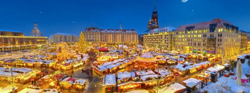 Christmas Market ( Striezelmarkt ) in Dresden Germany to-europe.com