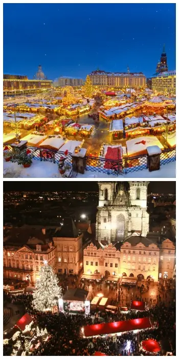 Striezelmarkt Dresden Germany, christmas Market in Prague Czech to-europe.com